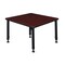 Kee Square Square Classroom Tables, 30 W, 30 L, 23-34 H, Wood, Metal TB3030MHAPBK - alternate 2